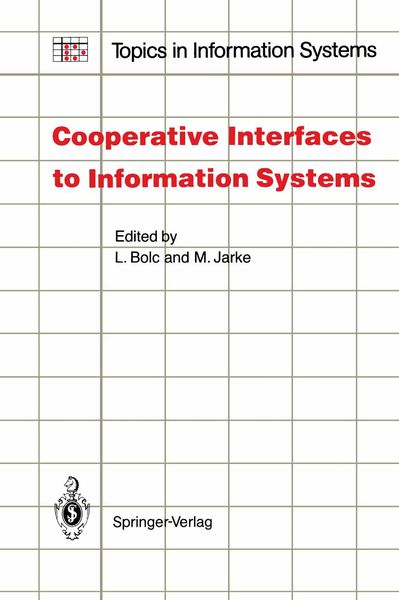 Produktbild: Cooperative Interfaces to Information Systems