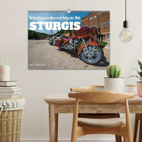Produktbild: Sturgis - Die ber&uuml;hmteste Motorrad-Rallye der Welt (Wandkalender 2026 DIN A3 quer), CALVENDO Monatskalender