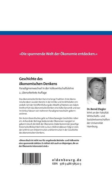 Produktbild: Geschichte des &ouml;konomischen Denkens
