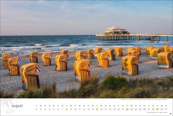Produktbild: Ostsee Globetrotter Kalender 2027 - Von behaglichen Strandk&ouml;rben und rauen K&uuml;sten