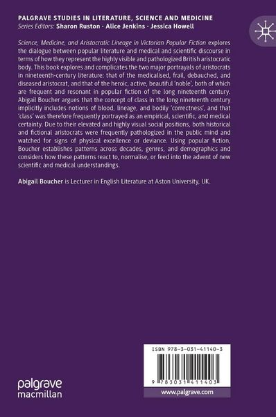 Produktbild: Science, Medicine, and Aristocratic Lineage in Victorian Popular Fiction
