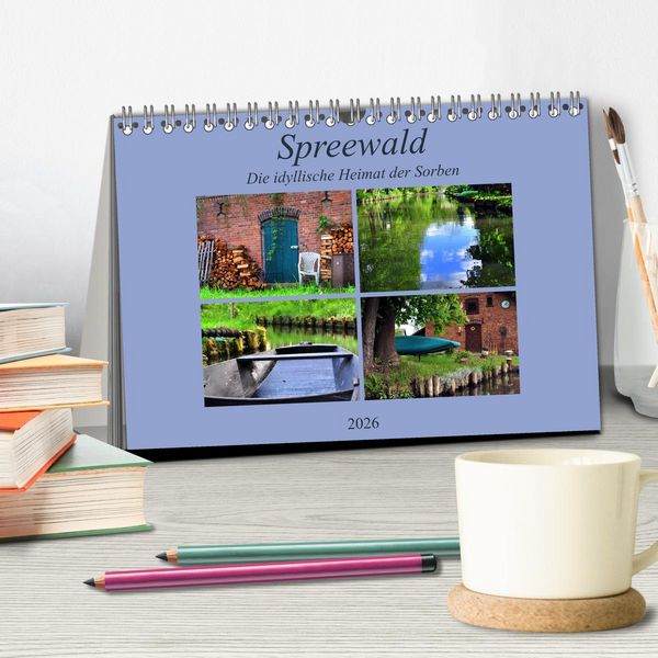 Produktbild: Spreewald - Idyllische Heimat der Sorben (Tischkalender 2026 DIN A5 quer), CALVENDO Monatskalender