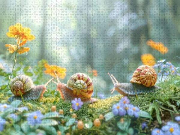 Produktbild: CALVENDO Puzzle Eine Welt voller liebenswerter kleiner Tiere | 1000 Teile Lege-Gr&ouml;&szlig;e 64x48cm Foto-Puzzle f&uuml;r gl&uuml;ckliche Stunden