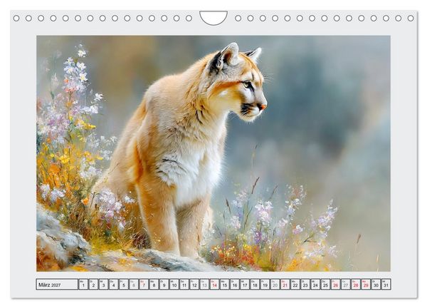 Produktbild: Bergl&ouml;wen. Kraftvolle Eleganz der Wildnis (Wandkalender 2027 DIN A4 quer), CALVENDO Monatskalender