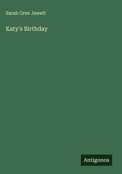 Produktbild: Katy's Birthday