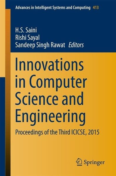 Produktbild: Innovations in Computer Science and Engineering