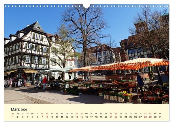 Produktbild: Willkommen in Bensheim an der Bergstra&szlig;e (Wandkalender 2026 DIN A3 quer), CALVENDO Monatskalender