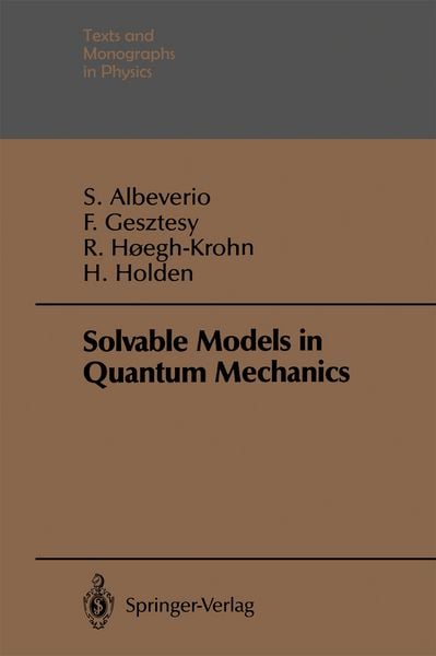 Produktbild: Solvable Models in Quantum Mechanics
