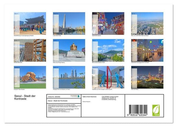 Produktbild: Seoul - Stadt der Kontraste (Wandkalender 2026 DIN A4 quer), CALVENDO Monatskalender