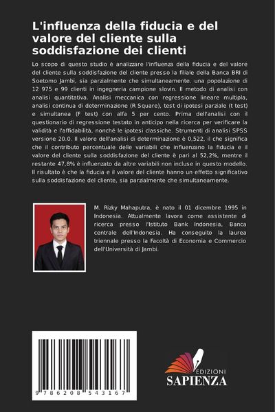 Produktbild: L'influenza della fiducia e del valore del cliente sulla soddisfazione dei clienti