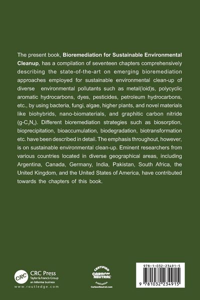 Produktbild: Bioremediation for Sustainable Environmental Cleanup