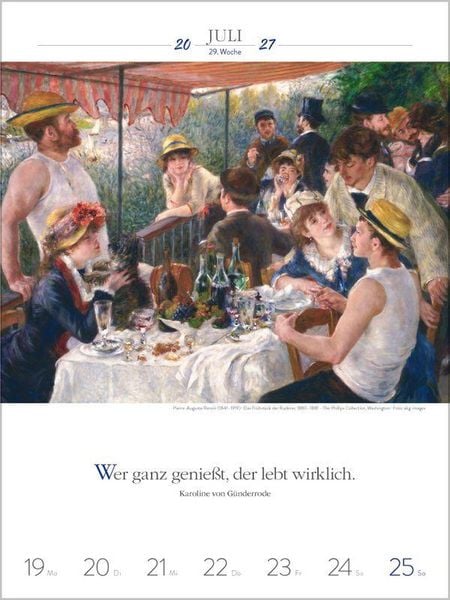 Produktbild: Literaturkalender Kunst 2027