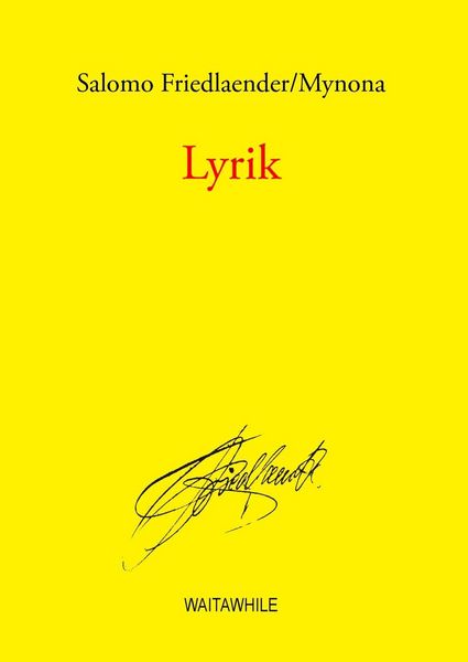 Produktbild: Lyrik