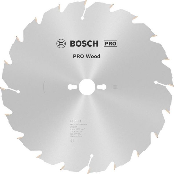 Bosch Accessories Construct Wood 2608640701 Hartmetall Kreissägeblatt 315 x 30 x 3.2 mm Zähneanzahl: 20 1 St.