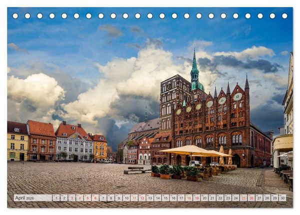 Produktbild: Mecklenburg Vorpommern Impressionen (Tischkalender 2026 DIN A5 quer), CALVENDO Monatskalender
