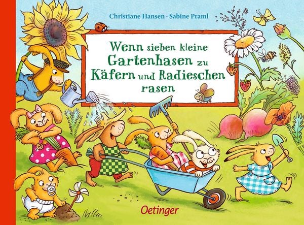 Produktbild: Wenn sieben kleine Gartenhasen zu K&auml;fern und Radieschen rasen