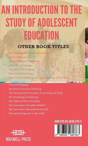 Produktbild: Introduction to the Study of Adolescent Education