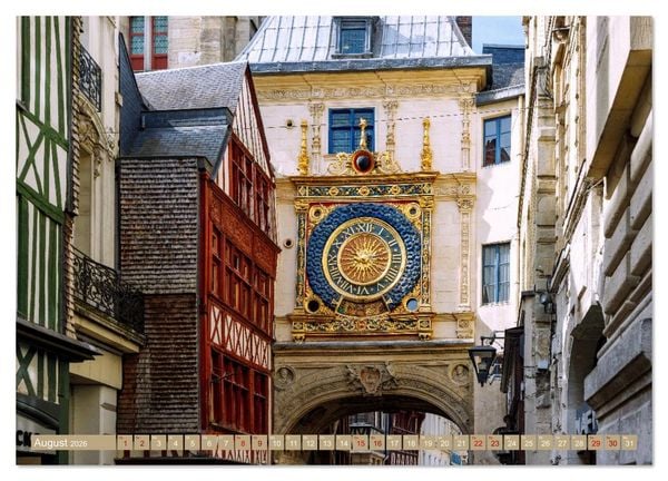 Produktbild: St&auml;dtejuwelen Nordfrankreichs. Architektur, Kunst und Flair vom Elsass zur Normandie (Wandkalender 2026 DIN A3 quer), CALVENDO Monatskalender