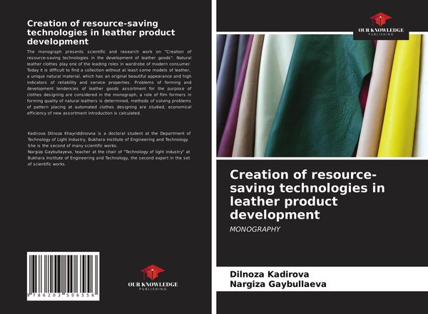 Produktbild: Creation of resource-saving technologies in leather product development