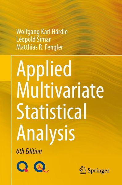 Produktbild: Applied Multivariate Statistical Analysis