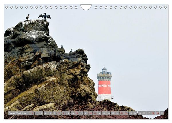 Produktbild: Phare des Pierres Noires (Calendrier mural 2026 DIN A4 vertical), CALVENDO calendrier mensuel
