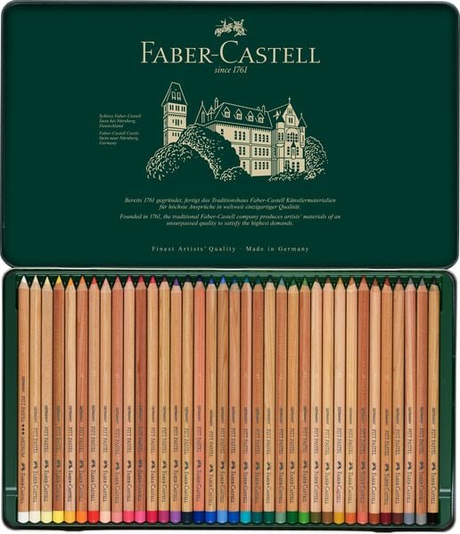 Produktbild: Faber-Castell Farbstifte Pitt Pastel, 36er Metalletui