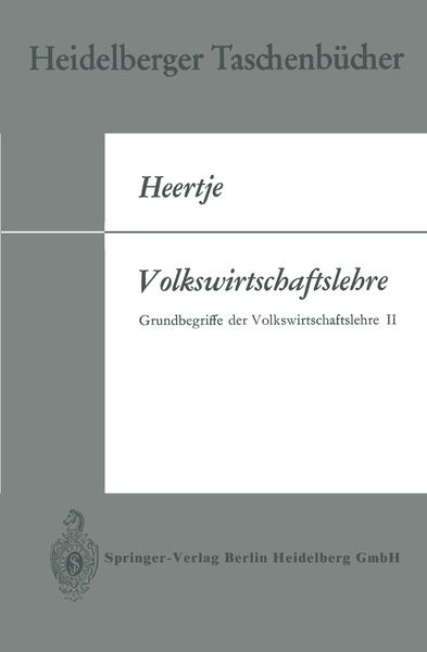 Produktbild: Volkswirtschaftslehre