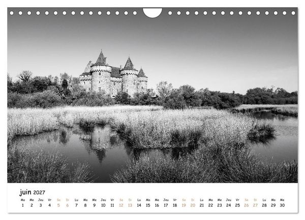 Produktbild: Terres de contraste &ndash; Une ann&eacute;e en monochrome (Calendrier mural 2027 DIN A4 vertical), CALVENDO calendrier mensuel