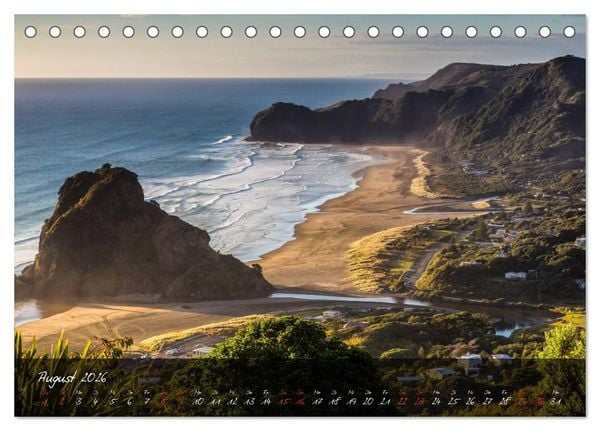 Produktbild: Neuseeland - Land der Maori (Tischkalender 2026 DIN A5 quer), CALVENDO Monatskalender