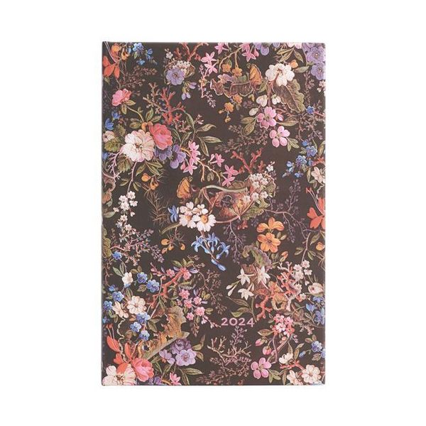 Produktbild: Paperblanks 2024 Floralia William Kilburn 12-Month Maxi Hori