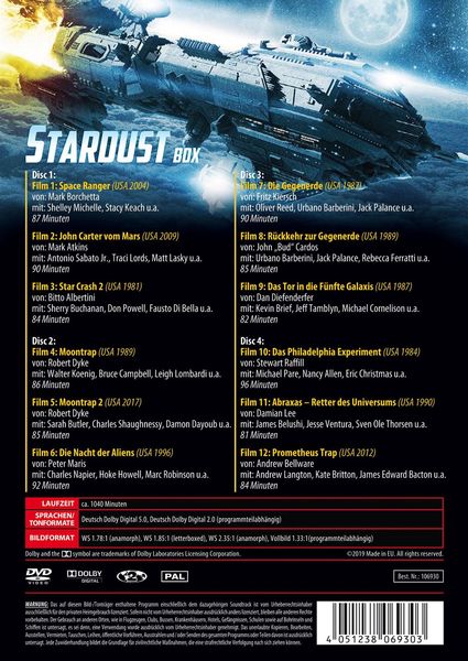 Stardust Box [4 DVDs]