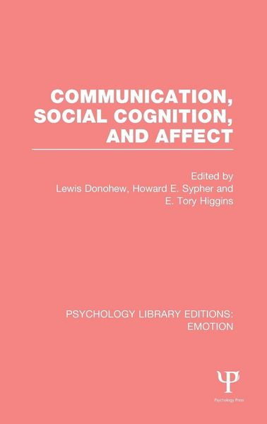 Produktbild: Communication, Social Cognition, and Affect