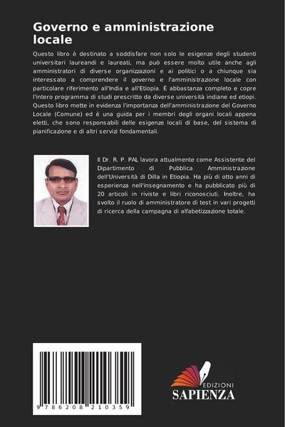 Produktbild: Governo e amministrazione locale