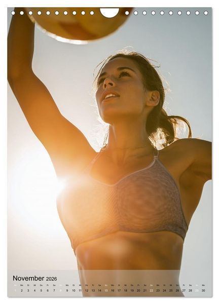 Produktbild: Frauen beim Beachvolleyball - Sonne, Sand, Bewegung (Wandkalender 2026 DIN A4 hoch), CALVENDO Monatskalender