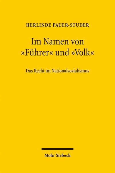 Produktbild: Im Namen von "F&uuml;hrer" und "Volk"