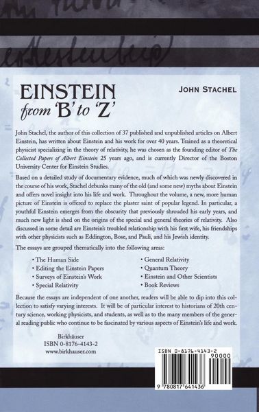 Produktbild: Einstein from 'B' to 'Z'