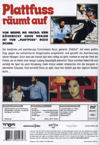 Produktbild: Bud Spencer - Plattfuss r&auml;umt auf (Remastered Version)