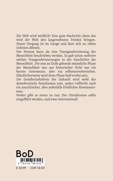 Produktbild: Die weiblich werdende Welt