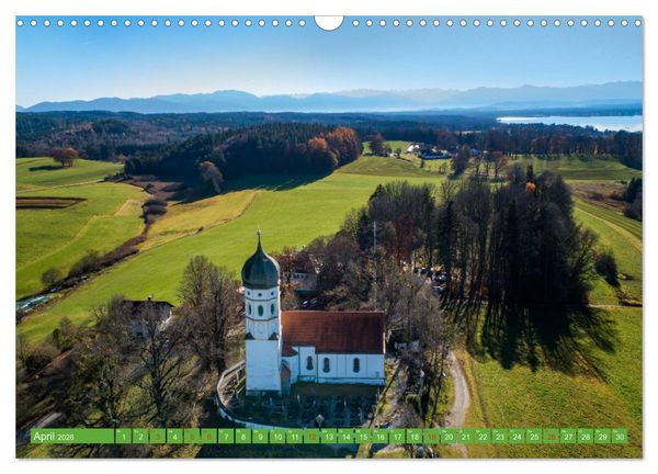 Produktbild: Kirchen und Kapellen in Bayern (Wandkalender 2026 DIN A3 quer), CALVENDO Monatskalender