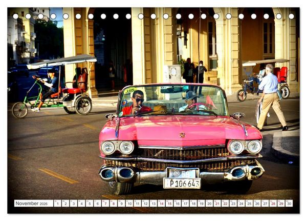 Produktbild: BEST OF CADILLAC - Traumschiff mit Bar und Flossen (Tischkalender 2026 DIN A5 quer), CALVENDO Monatskalender