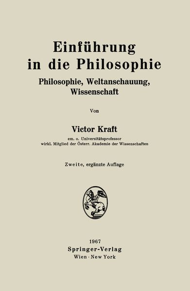 Produktbild: Einf&uuml;hrung in die Philosophie