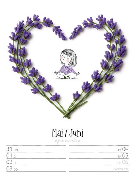 Produktbild: Little Dreams Wochenplaner Kalender 2027