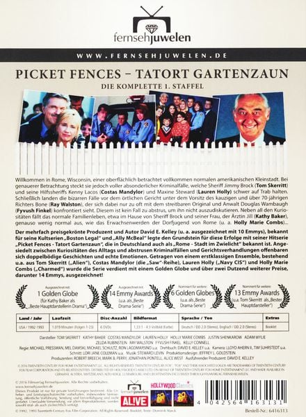 Produktbild: Picket Fences - Tatort Gartenzaun - Die komplette Staffel 1 [6 DVDs]