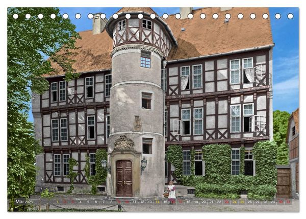 Produktbild: Salzwedel zur Kaiserzeit in Farbe - Fotos restauriert und koloriert (Tischkalender 2026 DIN A5 quer), CALVENDO Monatskalender