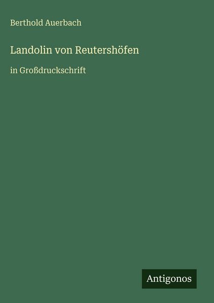 Produktbild: Landolin von Reutersh&ouml;fen