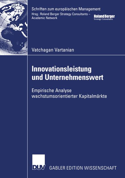 Produktbild: Innovationsleistung und Unternehmenswert