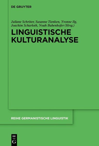Produktbild: Linguistische Kulturanalyse