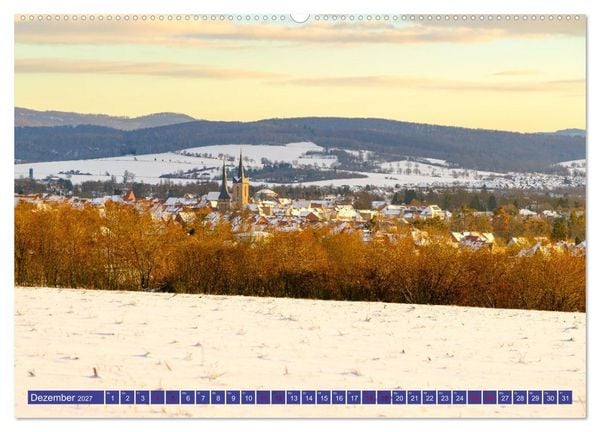 Produktbild: Duderstadt im Winter (Wandkalender 2027 DIN A2 quer), CALVENDO Monatskalender