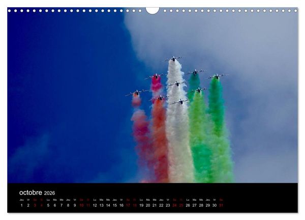 Produktbild: Les Frecce Tricolori (Calendrier mural 2026 DIN A3 vertical), CALVENDO calendrier mensuel