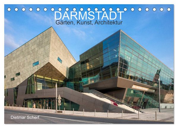 Produktbild: Darmstadt &ndash; G&auml;rten, Kunst, Architektur (Tischkalender 2026 DIN A5 quer), CALVENDO Monatskalender
